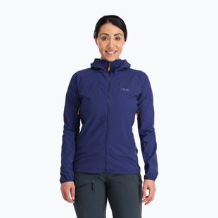 Női softshell dzseki Rab Borealis kék QWS-39-PTB-08