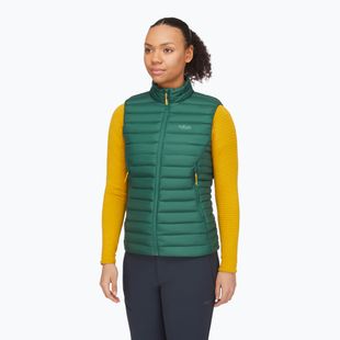 Női mellény Rab Microlight Vest green slate