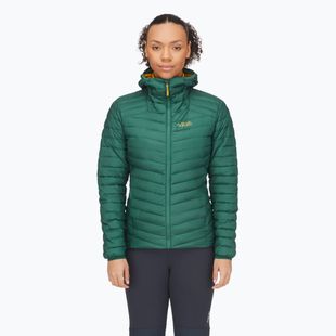 Női bélelt kabát Rab Cirrus Alpine green/sahara