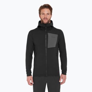 Férfi pulóver Rab Superflux Hoody black QFG-13-BLK