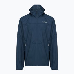 Férfi Rab Windgather Hoody kabát tempest blue