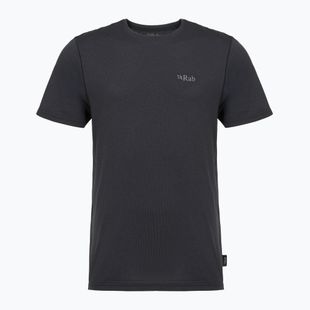 Férfi póló Rab Ridge Tee ebony