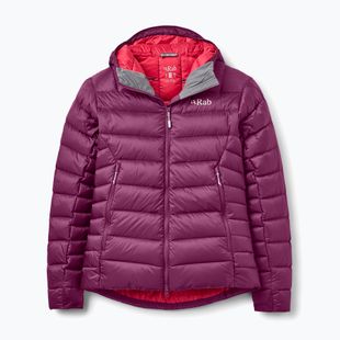Női pehelykabát Rab Electron Pro Hoody mulberry