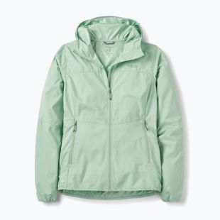Női szélálló dzseki Rab Windgather Hoody fig green