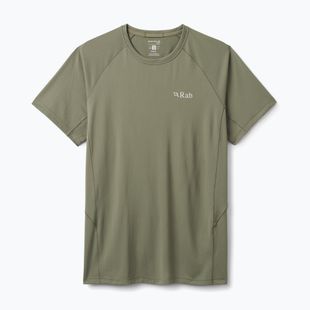 Férfi póló Rab Sonic Tee light khaki