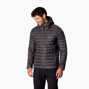 Férfi pehelykabát Rab Microlight Alpine Hoody graphene