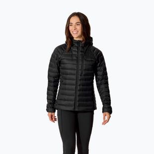 Női pehelykabát Rab Microlight Alpine Hoody black
