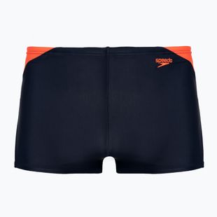 Speedo Hyper Boom Logo Splice gyermek úszónadrág navy/narancs színben