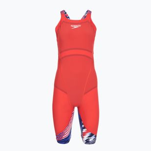 Úszóruha Speedo Fastskin LZR Ignite Kneeskin flame red/bolt/white