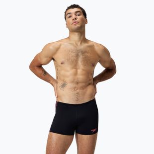 Férfi úszónadrág Speedo Tech Panel Aquashort black/coral sands
