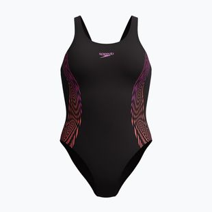 Női egyrészes fürdőruha Speedo Placement Muscleback neon violet