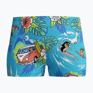Gyerek úszódobozok Speedo Learn To Swim Digital Allover Aquashort picton blue