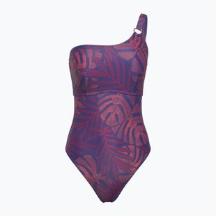 Speedo női egyrészes fürdőruha Shaping Printed Asymmetric hapuna kék