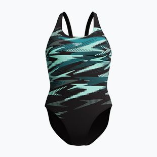 Női egyrészes fürdőruha Speedo Hyperboom Placement Muscleback dark teal