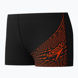 Speedo Medley Logo Aquashort piros gyömbér gyermek úszó boxeralsó