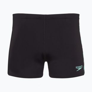 Férfi úszónadrág Speedo Hyperboom Panel Aquashort black/dark teal
