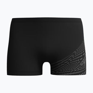 Férfi úszó boxer nadrág Speedo Medley Logo Aquashort black/usa charcoal