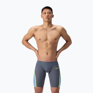 Férfi úszó jammer Speedo Fastskin LZR Intent 2.0 Jammer szürke ólom/acadia kék/hiper sárga