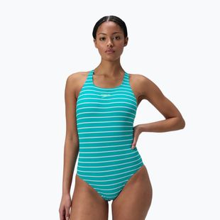 Női egyrészes fürdőruha Speedo Eco Endurance+ Printed Medalist turquoise gem