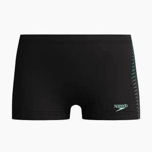 Gyerek úszó boxeralsó Speedo Plastisol Placement Aquashort black/alfalfa green