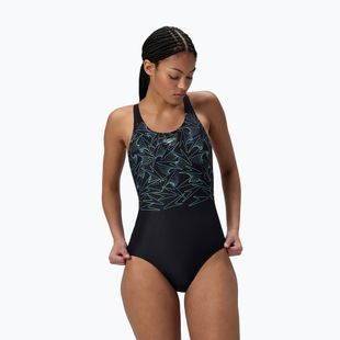 Női egyrészes úszódressz Speedo HyperBoom Placement Muscleback alfalfa zöld