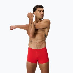 Férfi úszó boxer nadrág Speedo Endurance+ Logo Aquashort high risk red