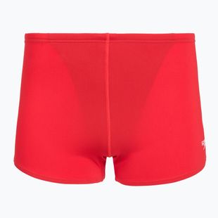 Férfi úszó boxer nadrág Speedo Endurance+ Logo Aquashort high risk red