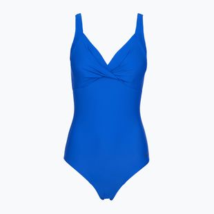 Női egyrészes fürdőruha Speedo Shaping Cross Knot deep sapphire
