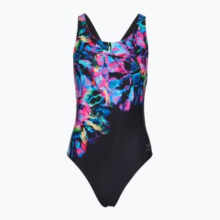 Női egyrészes fürdőruha Speedo FL Placement Printed Powerback glitchy garden/black