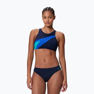 Női kétrészes fürdőruha Speedo Hyperboom Butterfly Back peacoat/deep sapphire