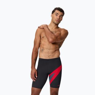Férfi úszójamerek Speedo Hyperboom anthracite/high risk red