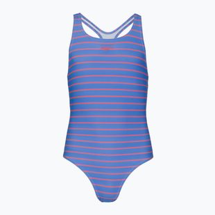 Gyerek egyrészes fürdőruha Speedo Stripe Print Medalist periwinkle blue