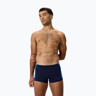 Férfi úszóboxer Speedo Hyperboom Splice Aquashort peacoat/deep sapphire