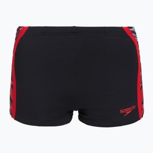 Férfi úszóboxer Speedo Hyperboom Splice Aquashort anthracite/high risk red