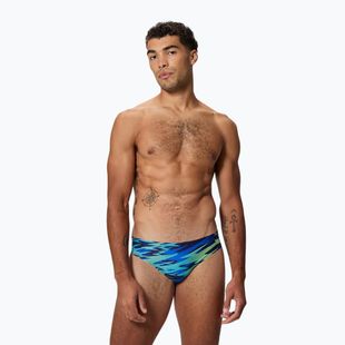 Férfi úszóalsó Speedo Hyperboom Print Brief 2.5" peacoat/deep sapphire