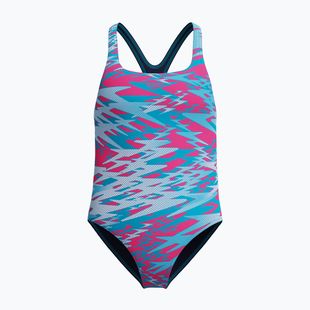 Gyerek egyrészes úszódressz Speedo Hyperboom Print Medalist margarita pink