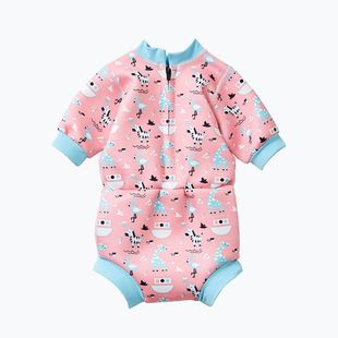 Gyermek úszás hab Splash About Happy Nappy Nina's Ark 1mm rózsaszín HNWNAL