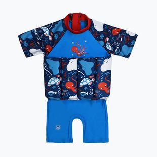 Gyerek overall úszástanuláshoz Splash About Sleeved Floatsuit sea life