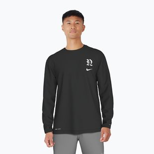 Férfi Nike Luxe Letter Hydroguard hosszú ujjú ruha fekete