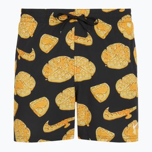 Férfi Nike Multi Print 5" Volley úszónadrág fekete