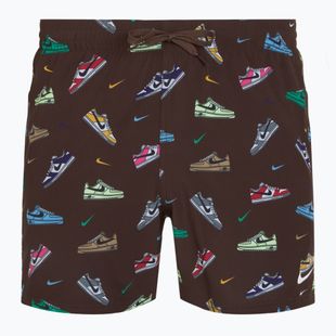Férfi Nike Multi Print 5" Volley úszónadrág barokk barna