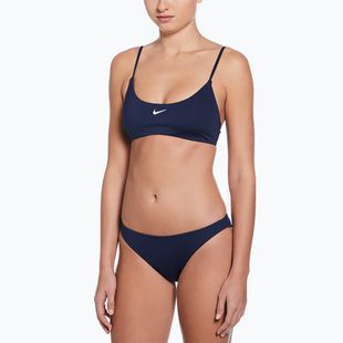 Női kétrészes fürdőruha Nike Essential Bralette Bikini éjfekete tengerészkék