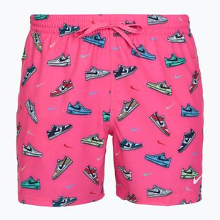 Férfi fürdőnadrág Nike Multi Print 5" Volley pinksicle