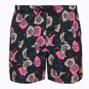 Férfi fürdőshort Nike Multi Poppy Print 5" Volley black