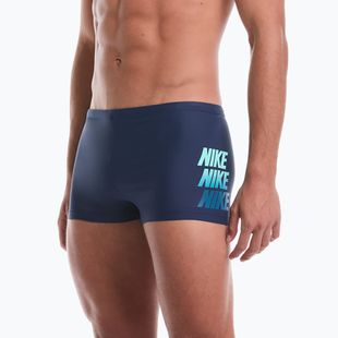 Férfi úszóboxer Nike Logo Graphic Square Leg midnight navy