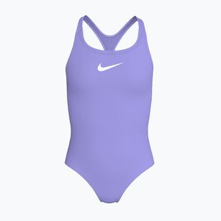 Gyermek egyberészes fürdőruha Nike Essential Racerback light thistle