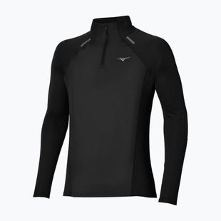 Férfi futó hosszú ujjú póló Mizuno Active Dryaeroflow Hybrid Long Sleeve Top Black