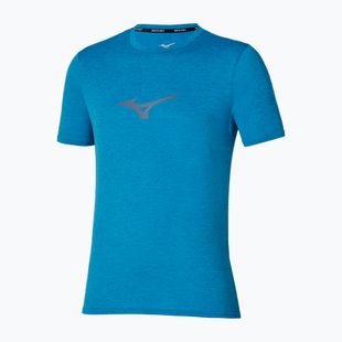 Férfi futó póló Mizuno Core Runbird Short Sleeve Tee blue jewel