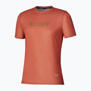 Férfi futó póló Mizuno Core Graphic Short Sleeve ginger