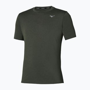 Férfi futó póló Mizuno Core Impulse Short Sleeve Tee forest night